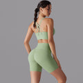 New arrival free underwear three-quarter shorts yoga suit beautiful back cross sports intimates fitness yoga suit
