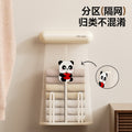 Multifunctional hanging storage mesh bag - socks, underwear, kitchen food organizer - wall-mounted storage pouch