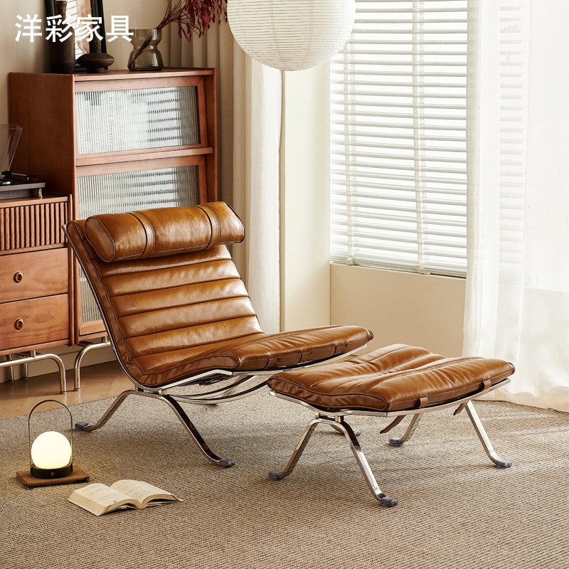 Ari chair designer sofa chair retro iron casual chair accessible luxurycasual medieval style stainless steel lounge chair