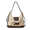 2025 new autumn/winter cute puppy large capacity tote bag - stylish and versatile handbag, commuter shoulder bag, and backpack