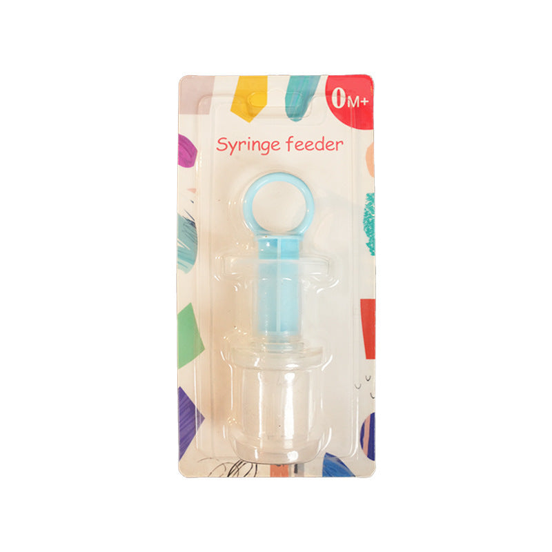 English card baby medicine feeder anti-choking syringe feeding medicine newborn device silicone medicine feeder baby medicine feeder artifact