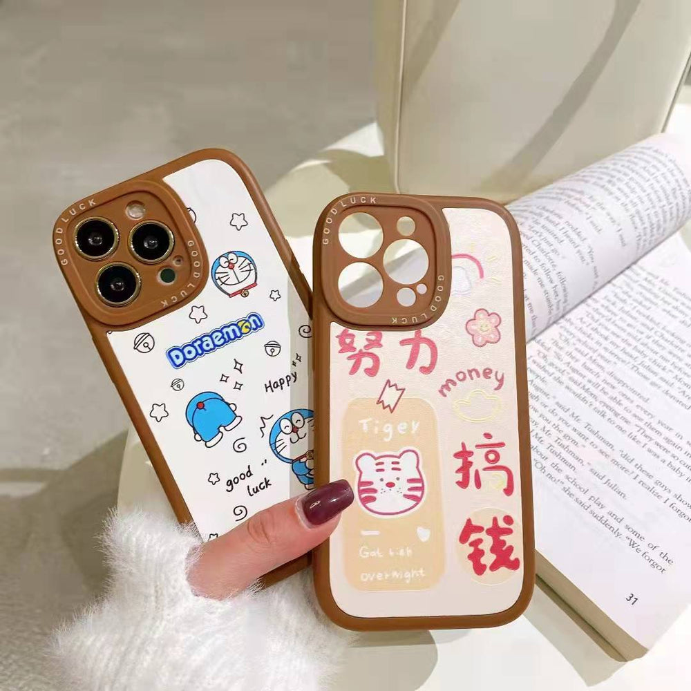 Suitable for vivo s20/y300 chubby cartoon full coverage phone case, iqoo z8x precision hole soft shell protection