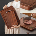 Wenge wood cutting board solid wood for home restaurant kitchen anti-mildew and antibacterial double-sided solid wood cutting board chopping board abrasion resistant