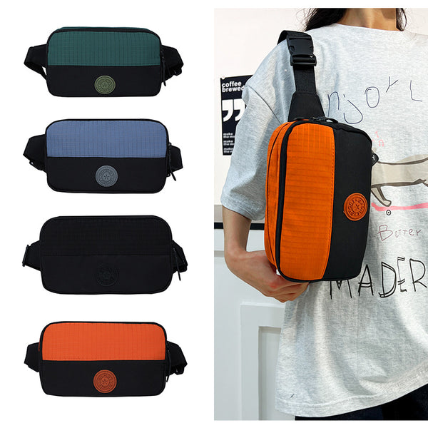 Cross-border trend single shoulder fanny pack 2025 spring new casual Oxford cloth messenger bag fashion small bag casual women's bag