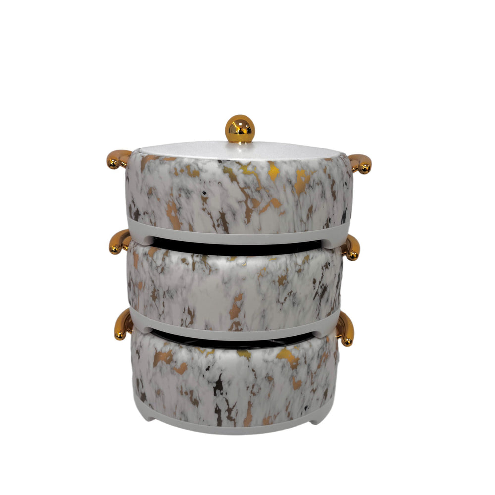 Food warmer container factory price direct salesexport egg-shaped high-leg thermal insulation box 2l-2.5l-3l