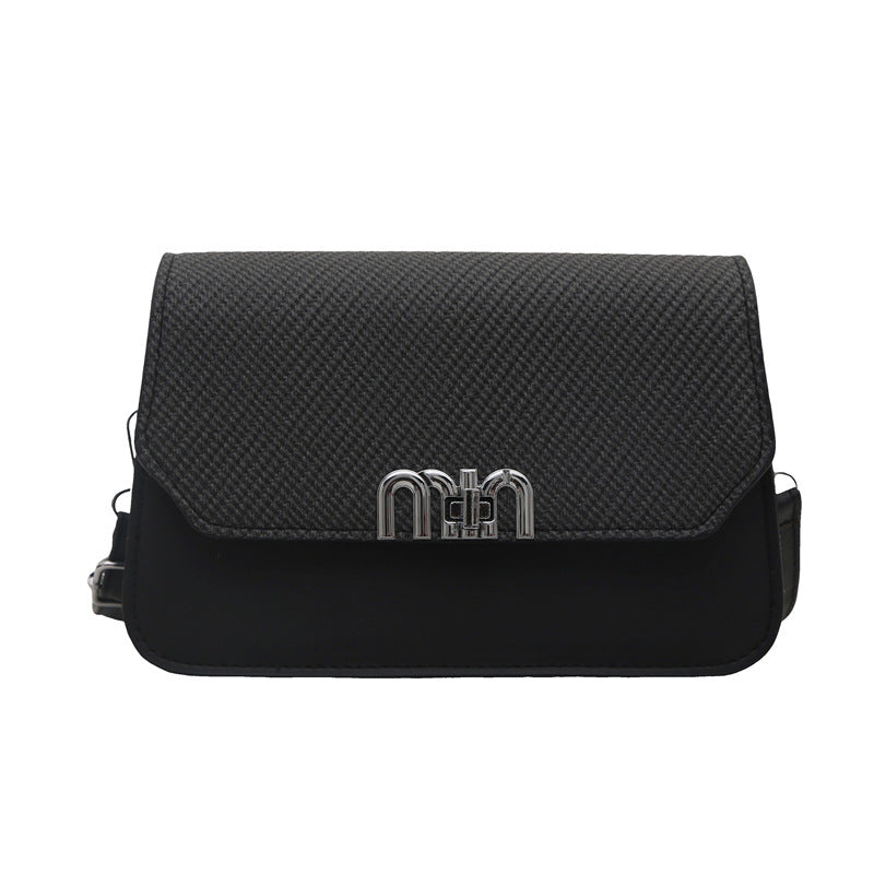 New fashion trend foreign style small square bag 2025 summer versatile popular simple high-end texture shoulder messenger bag