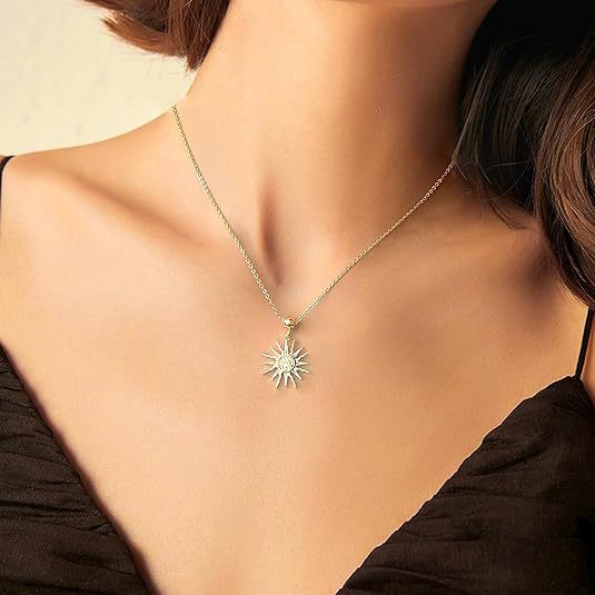 Source manufacturer fashiontrendydir jewelry accessories 14k gold color-preserving diamond necklace pendant pendant diamond heart-shaped