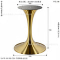 Brushed stainless steel titanium gold round bar 550