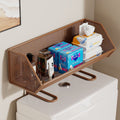 Over-the-toilet storage shelf - bathroom organizer rack - multifunctional toilet & washroom accessory storage solution