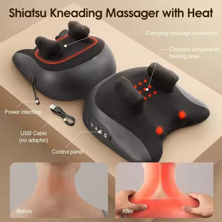 Trapezius muscle massage pillow brand massage chair wholesale neck massager shoulder and neck massager