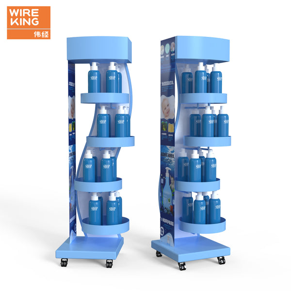 Customized metal oil rack Engine lubricating oil display rack 4-layer engine display rack Auto parts store display rack