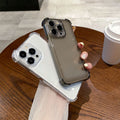 Suitable for iphone17promax anti-fall transparent space mobile phone case apple 1614 soft protective cover fine hole design