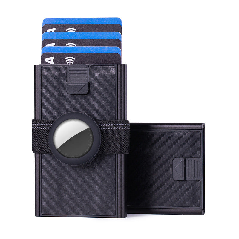 Premium texture card bag, aluminum alloy card bag, anti-magnetic metal card box, card cover, automatic pop-up credit card bag, card cover.