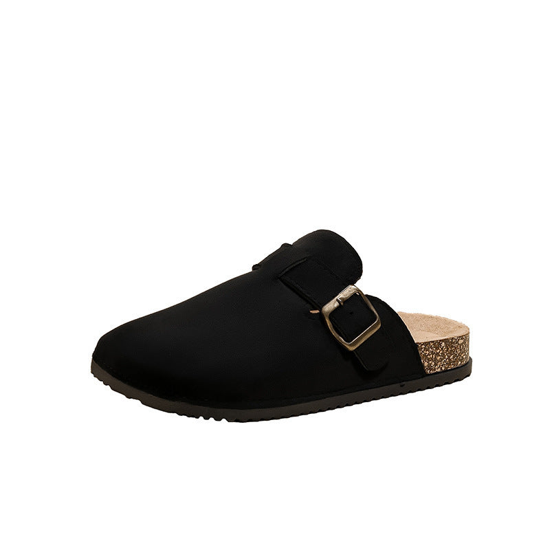 birkenstock shoes toe-cap half-slippers women's one-leg women's shoes new arrival 2025thick sole half-slippers birkenstock slippers export