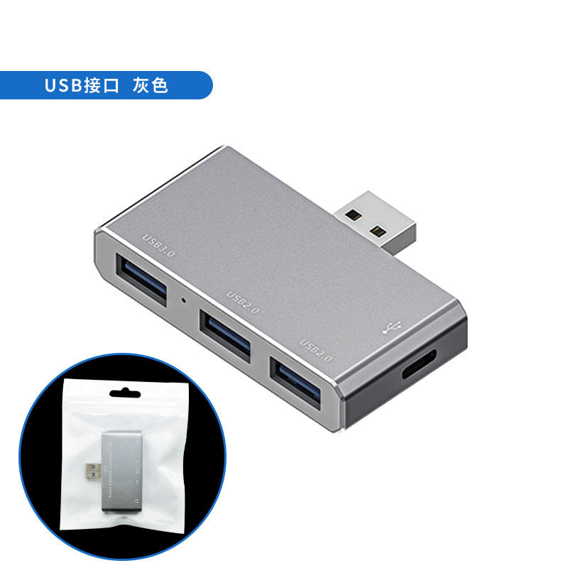 Type-c 4-in-1 expansion dock, usb 3.0 hub, multi-port adapter with high-speed data transfer
