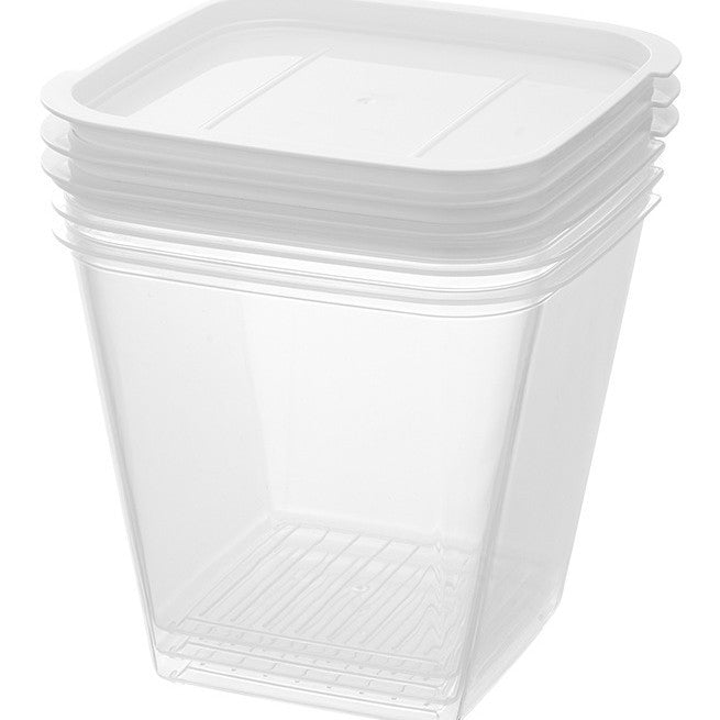 Refrigerator storage box Sealed fresh-keeping box Food grade freezer special meat frozen meat box Fruit food packing box