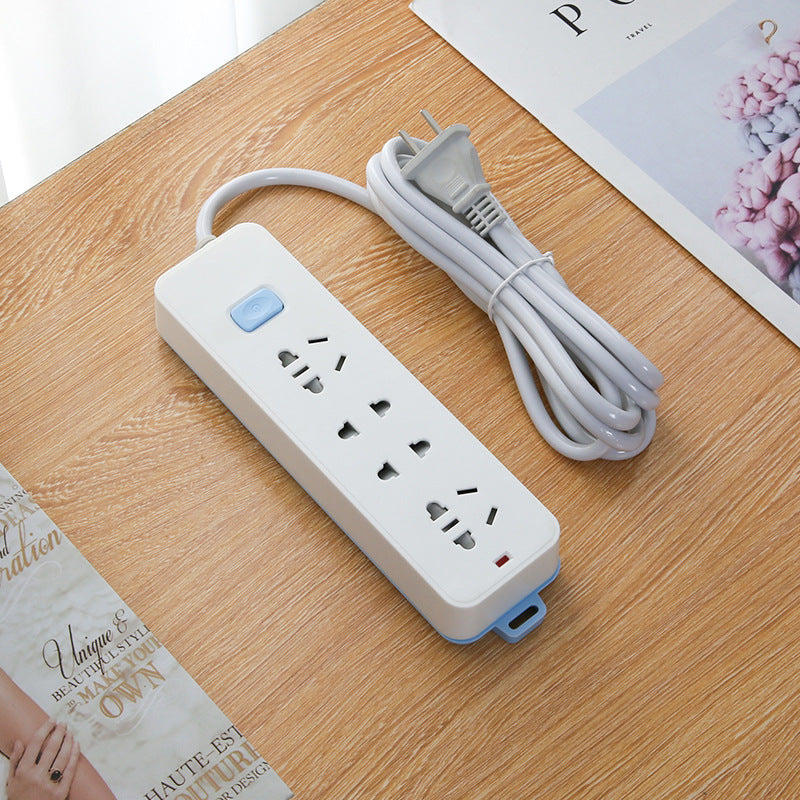 Two-pin socket with usb2 slot, two-hole power strip, two-pin power strip, two-pin wiring board, two-pin two-phase power strip, two holes