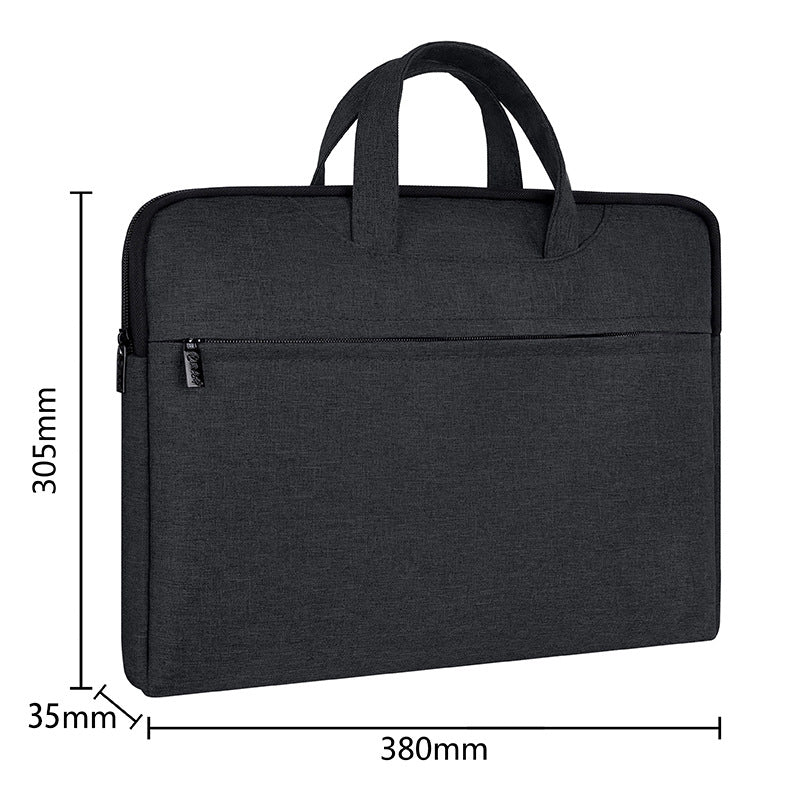 Large capacity canvas briefcase - office handbag, document bag, conference bag, laptop bag, file bag, business bag - custom printing available