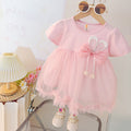 Girls' summer dress  new style: casual princess dress for baby girls, summer mesh dress for toddlers and little girls