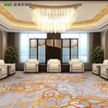 High-end nylon banquet carpet for hotels, stain-resistant and dirt-resistant, suitable for private rooms, conference halls, bedrooms, full coverage, large format, spliced, commercial use