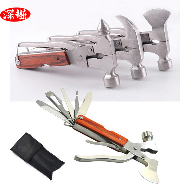 Sixteen-in-one cone hammer, car escape hammer tool, car metal safety hammer, car supplies