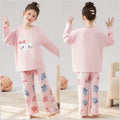 Girls' pajamas - spring/autumn cotton lightweight long sleeve set - new stylish princess style loungewear for kids