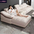 2025 new genuine leather sofa set, modern leather furniture for home living room, top grain cowhide sofa
