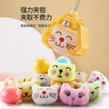 Little rabbit kids claw machine clip doll mini machine small sound and light boys and girls toys gifts fun puzzle