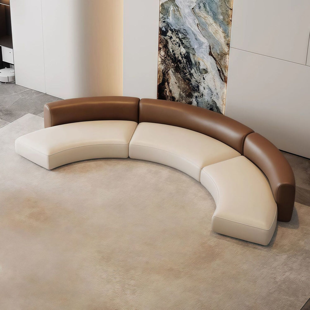 Semi-circular arc-shaped special-shaped sofa, rest area, reception, sales office, beauty salon, lobby, hotel club, casual room