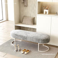 Clothing store shoe trying stool, fitting room, shopping mall rest stool, shoe changing stool, long bed end stool, for home doorway bench