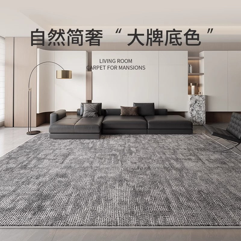 Distributed carpet living room italian minimalist  new waterproof bedroom no-wash wipeable light luxury high-end household floor mat