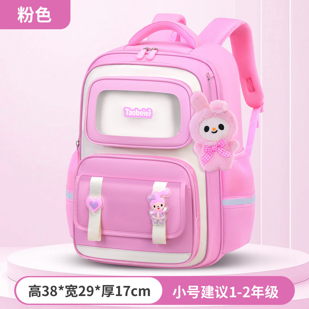 New capybara elementary school backpack - grades 1-6, spine-protecting, weight-reducing backpack for boys and girls, wholesale