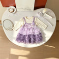Baby girl long-sleeve dress,  new style, chic princess dress for girls, spring/autumn tulle tutu dress for children