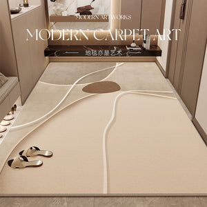 New european style entrance door mat - premium entryway doormat, home floor mat, non-slip, low-maintenance carpet