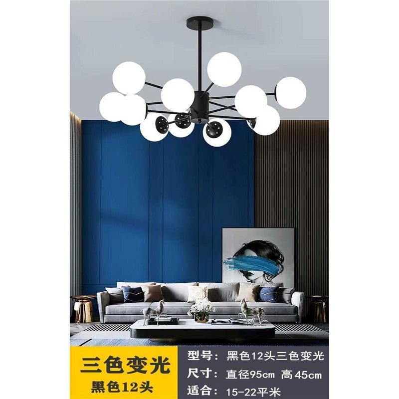 Nordic led pendant light - modern minimalist style for living room,  new arrival, bedroom main light, gold magic bean lamp