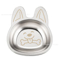 304 stainless steel children's cartoon cute dinner plate fruit plate baby food supplement bowl children's tableware
