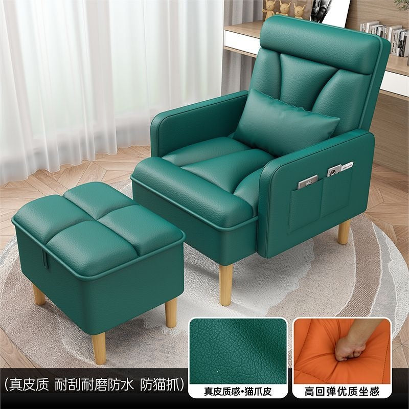 Bestselling single reclining sofa: comfortable lounger for living room, bedroom, balcony, office - perfect for napping or using as a computer chair