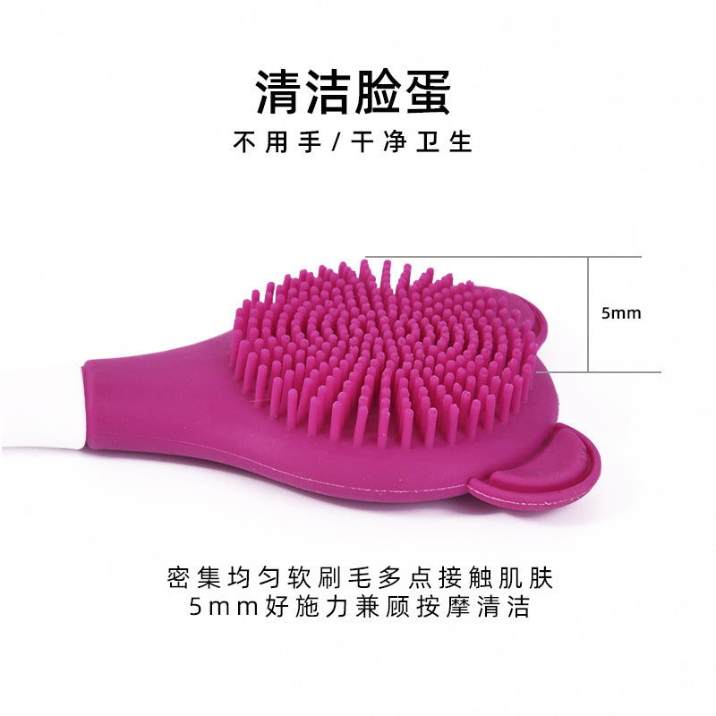 Directly from the manufacturer, double head dual-purpose silicone mask brush DIY mask homemade mold adjustment stick face cleaning tool
