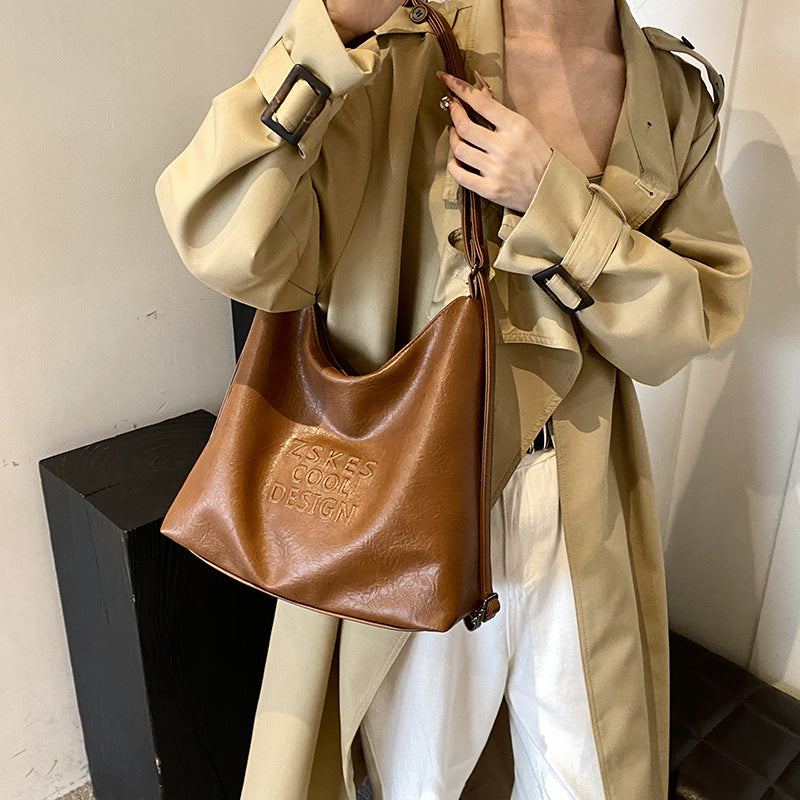 New product, simple style, advanced texture, niche Korean tote bag, women's multi-back method, light commuter backpack