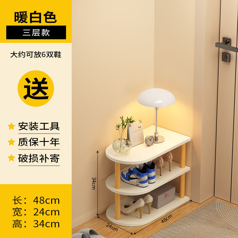 Shoe rack, multi-storey dormitory at the entrance of the home, simple small and narrow entrance door, shoe rack storage, space-saving shoe cabinet