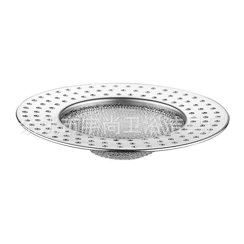 Stainless steel sewer filter toilet toilet floor drain cover floor plug bathroom hair sink anti-blocking artifact