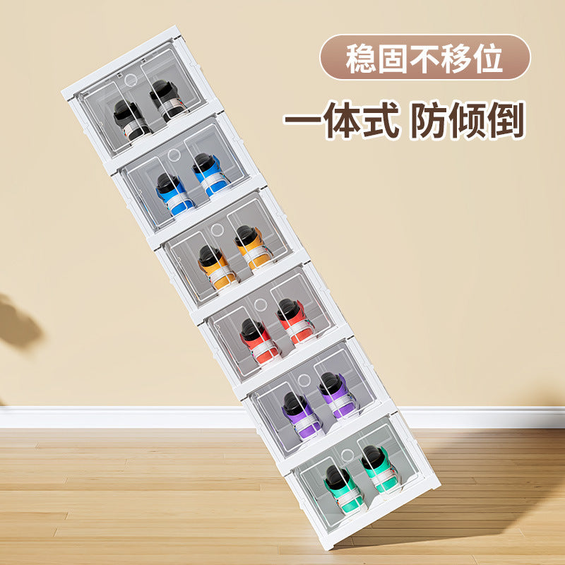 Installation-free integrated shoe cabinet Internet celebrity shoe box Shoe storage Foldable shoe storage cabinet Trunk shoe box
