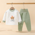 Baby autumn/winter quilted separates high-waisted set - warm autumn outfit for infants and toddlers (ages 1-3)