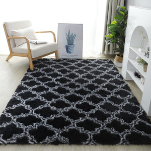 Factory direct: nordic-style tie-dye rug - perfect for living room coffee tables, bedroom floor mats, full-sized bedside blankets - in stock now!