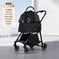 Pet stroller - lightweight, foldable, detachable - portable, shock-absorbing, and breathable for small to medium-sized dogs and cats