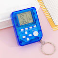 tetris game console keychain - electronic game console bag charm - toy gift - educational puzzle