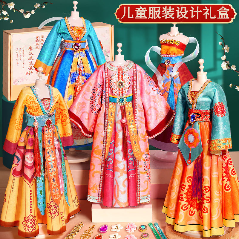 Kids' clothing design: girls' handmade diy pretend play wedding dress, traditional chinese costume, clothing accessories, toys - wholesale & gift options