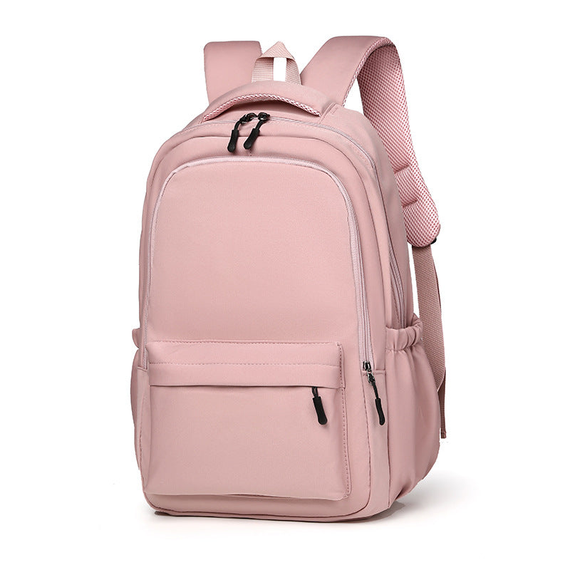 Cross-border fashion large-capacity couple backpack, simple commuter travel backpack, versatile trend high school student schoolbag