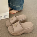 New women's platform sandals - summer fashion high heel slides, wedge heel slippers, and flip-flops for women