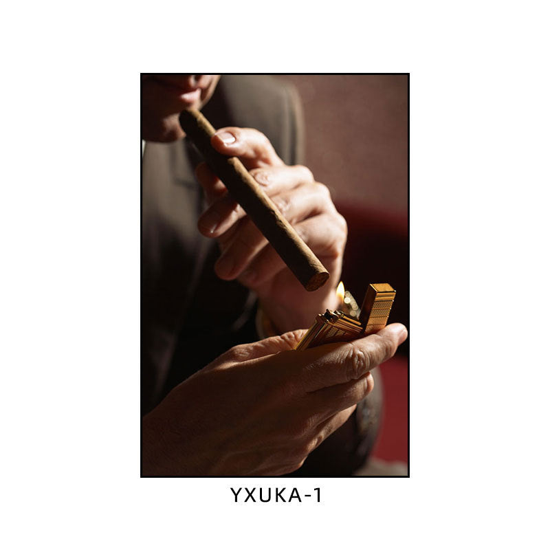 Cigar painting American bar club nightclub ktv box wall decoration painting whiskey winery beautiful woman mural